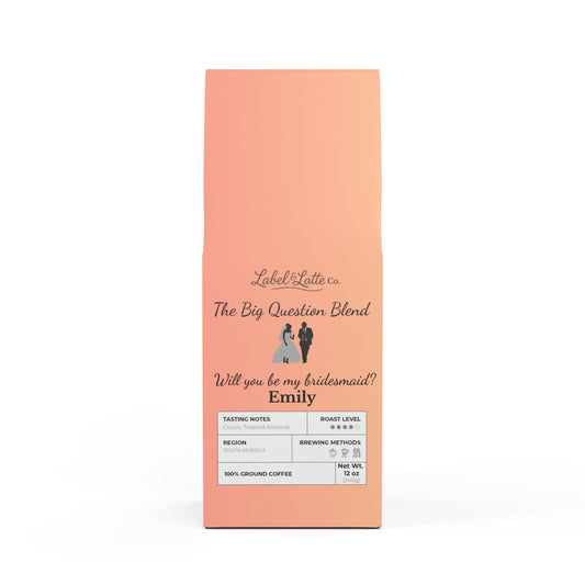 Bridesmaid Proposal Coffee - Custom Gift Bag